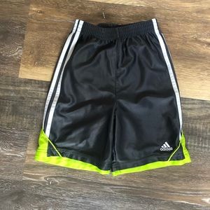 Dark gray adidas athletic shorts